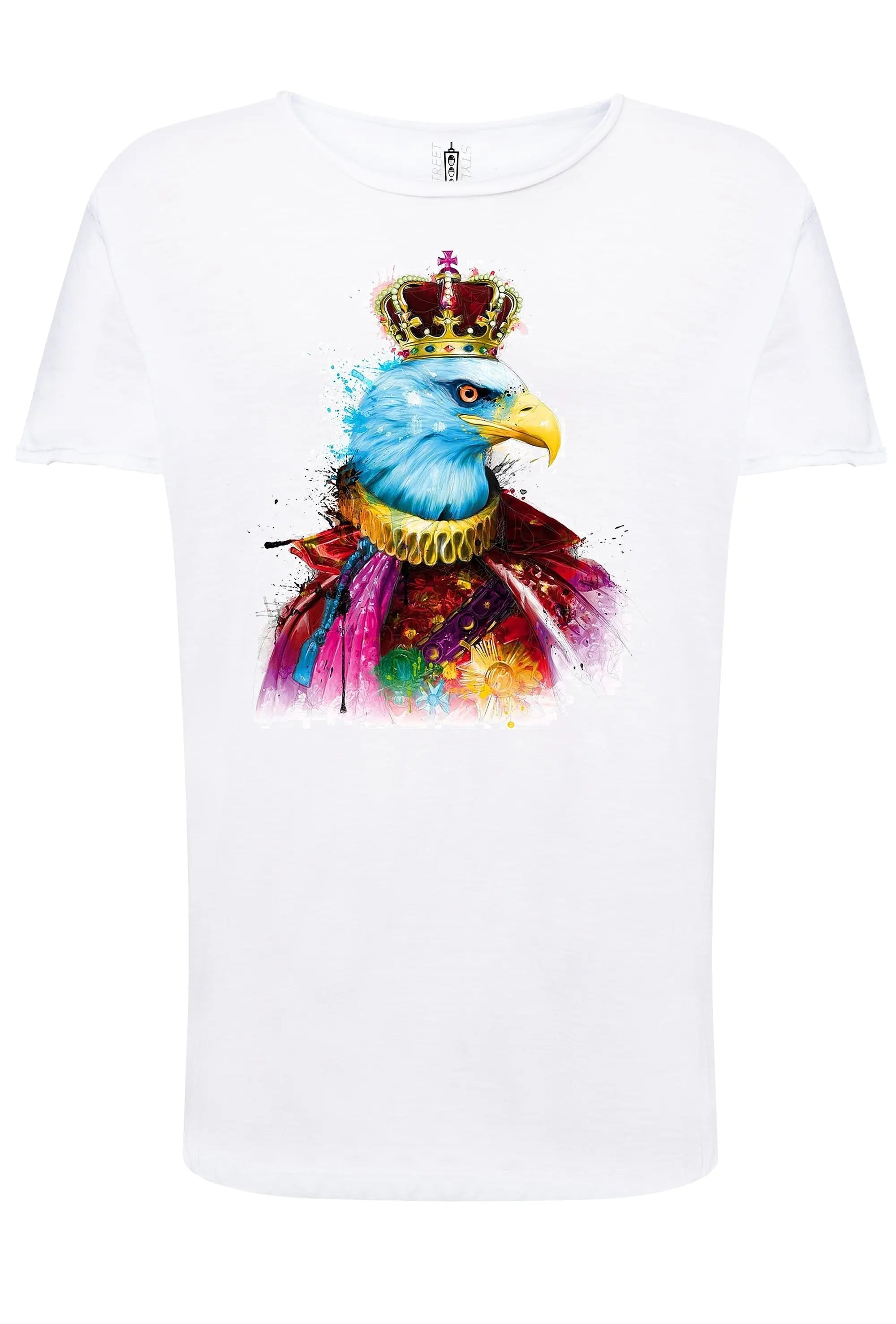 L'aigle Royal Color Stilizzato 18-20-70 T-shirt Urban Slub Men Uomo 100% Cotone Fiammato JK